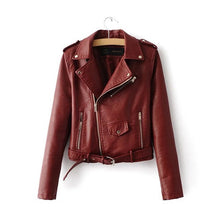 PU Leather Jacket Zipper